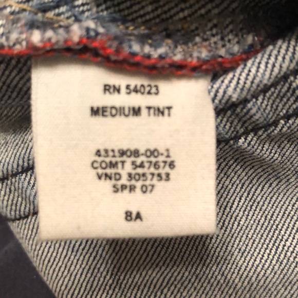 GAP 1969 Boot Cut Jeans Size 8A - Picture 8 of 8